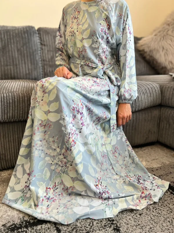 Milky Soft Georgette Long Dress
