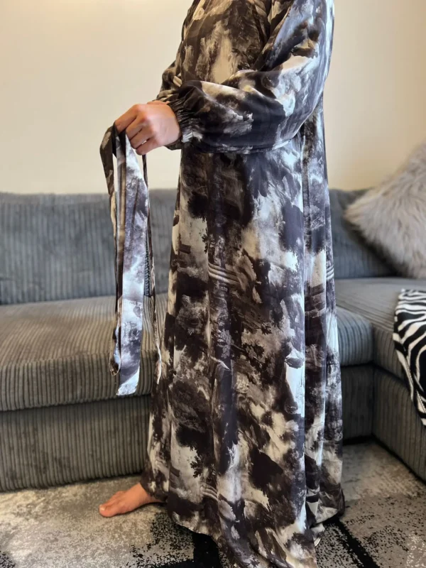 Milky Soft Georgette Long Dress