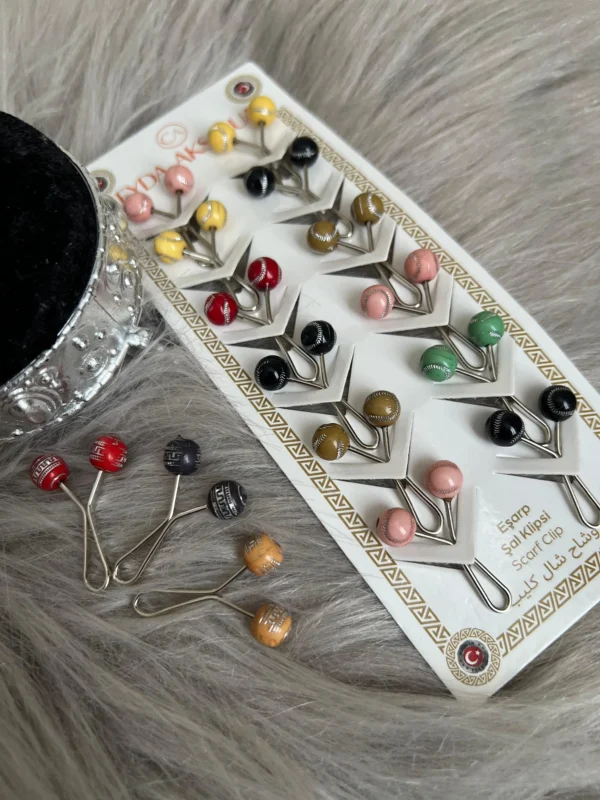 Turkish Hijab Pins | Pack of 12
