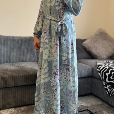 Milky Soft Georgette Long Dress