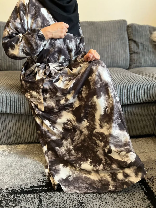 Milky Soft Georgette Long Dress