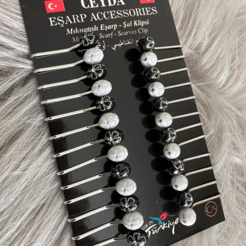 Turkish Hijab Pins | Pack of 12