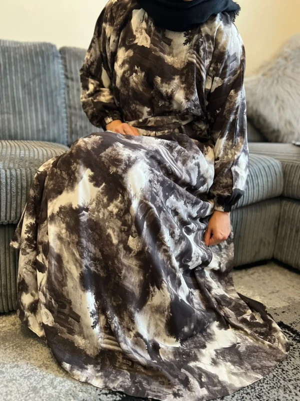 Milky Soft Georgette Long Dress